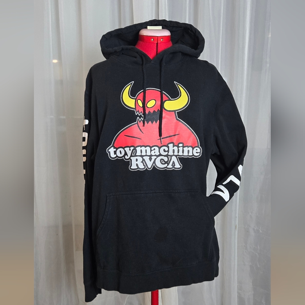 Toy Machine x RVCA Hoodie | Large | Black